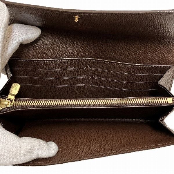 Louis Vuitton Louis Vuitton Louis Vuitton Damier Portefeuille Sarah Wallet N61734 Canvas Long Wallet N61734 in Great Condition Size ONE SIZE - 5 Thumbnail