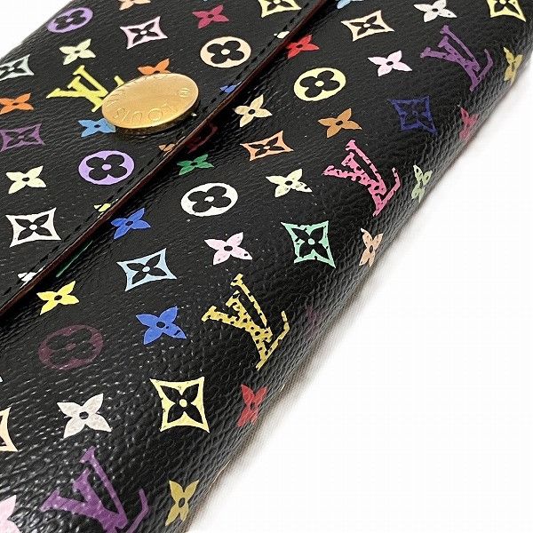 Louis Vuitton Louis Vuitton Louis Vuitton Multicolor Sarah Wallet M93533 Canvas Long Wallet M93533 in Great Condition Size ONE SIZE - 9 Thumbnail