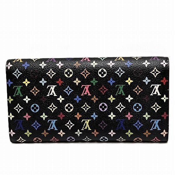 Louis Vuitton Louis Vuitton Louis Vuitton Multicolor Sarah Wallet M93533 Canvas Long Wallet M93533 in Great Condition Size ONE SIZE - 8 Thumbnail