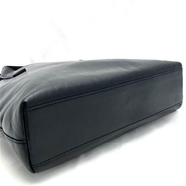Other Other HIROFU Black Leather Tote Bag for Women Leather Tote Bag in Good Condition Size ONE SIZE - 8 Thumbnail