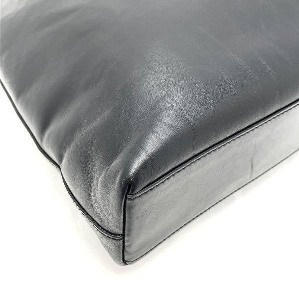 Other Other HIROFU Black Leather Tote Bag for Women Leather Tote Bag in Good Condition Size ONE SIZE - 4 Thumbnail