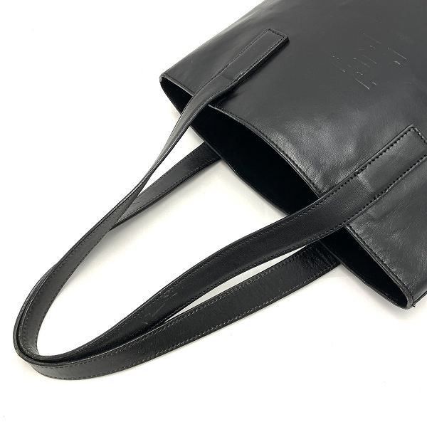 Other Other HIROFU Black Leather Tote Bag for Women Leather Tote Bag in Good Condition Size ONE SIZE - 9 Thumbnail