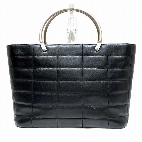 Chanel Chanel Chanel Lambskin Chocobar Tote Bag Leather Tote Bag 5340840 in Good Condition Size ONE SIZE - 2 Thumbnail
