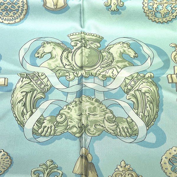 Hermes Hermes Hermes Silk Scarf FERRONNERIE Design Canvas Scarf in Good Condition Size ONE SIZE - 4 Thumbnail