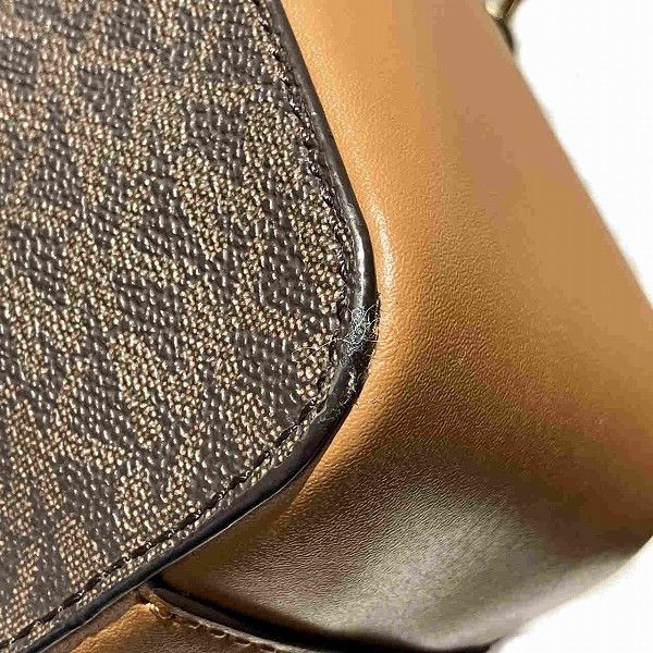 Other Other Michael Kors MK Signature 2WAY Shoulder Bag Canvas Crossbody Bag 32F8GF5M2B in Good Condition Size ONE SIZE - 4 Thumbnail