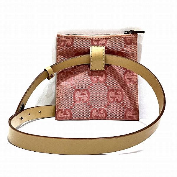 Gucci Gucci Gucci Jumbo GG Canvas Belt Pouch Canvas Belt Bag 037-1312 in Good Condition Size ONE SIZE - 2 Thumbnail
