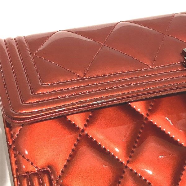 Chanel Chanel Chanel Boy Matelasse Long Wallet Leather Long Wallet 19542164 in Good Condition Size ONE SIZE - 7 Thumbnail