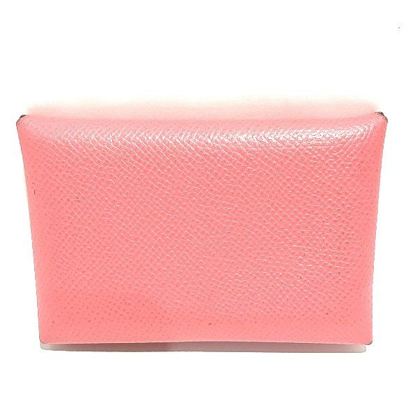 Hermes Hermes Hermes Calvi Coin Case Wallet Leather Coin Case in Good Condition Size ONE SIZE - 9 Thumbnail