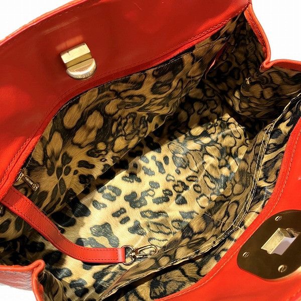 Longchamp Longchamp Longchamp 2Way Python Embossed Leather Tote Bag Leather Tote Bag in Good Condition Size ONE SIZE - 6 Thumbnail