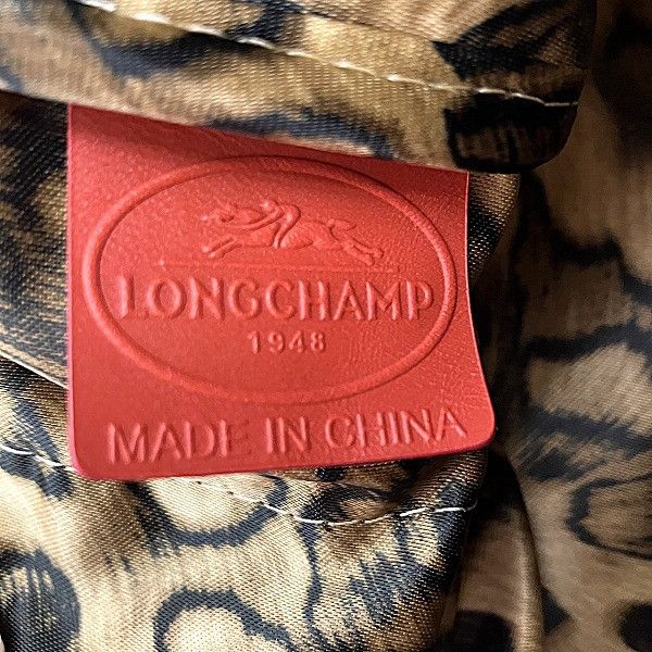 Longchamp Longchamp Longchamp 2Way Python Embossed Leather Tote Bag Leather Tote Bag in Good Condition Size ONE SIZE - 5 Thumbnail