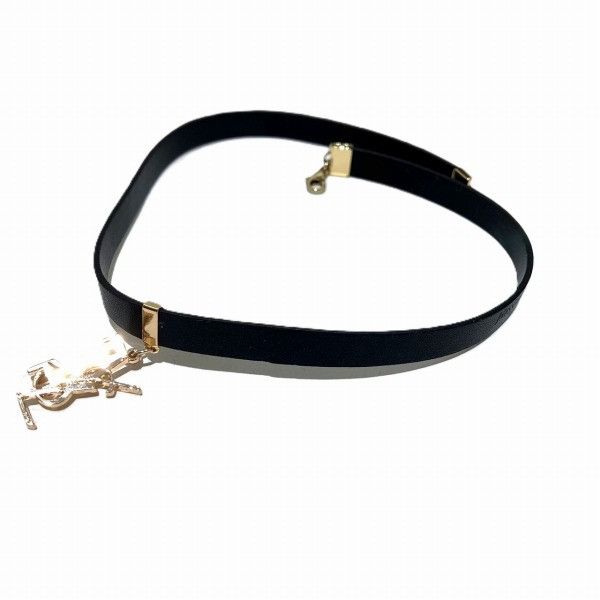 Yves Saint Laurent Yves Saint Laurent Yves Saint Laurent Leather LIBRE YSL Logo Choker Leather Pet Collar in Great Condition Size ONE SIZE - 7 Thumbnail