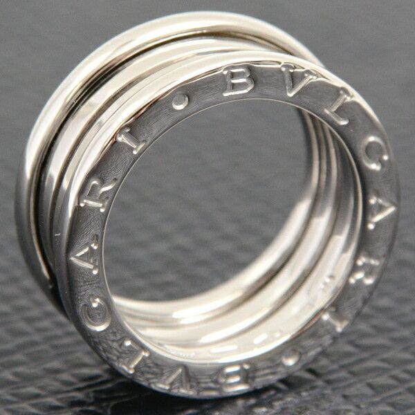 Bvlgari Bvlgari Bvlgari B-ZERO1 Ring 750WG White Gold Metal Ring 76010 in Great Condition Size ONE SIZE - 8 Thumbnail