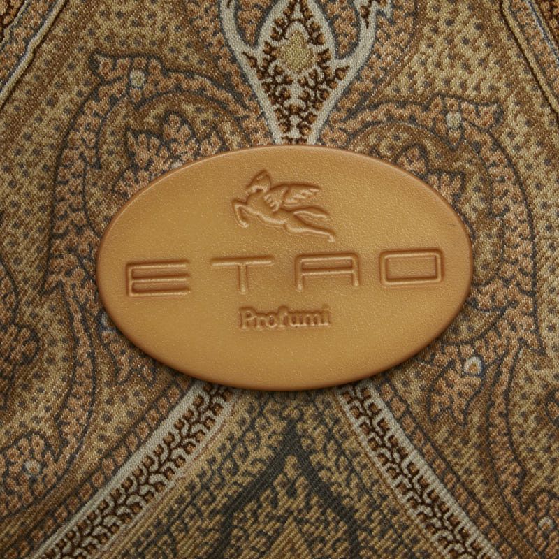 Etro Etro Etro Nylon Paisley Backpack Beige Brown Canvas Backpack in Very Good Condition Size ONE SIZE - 6 Thumbnail