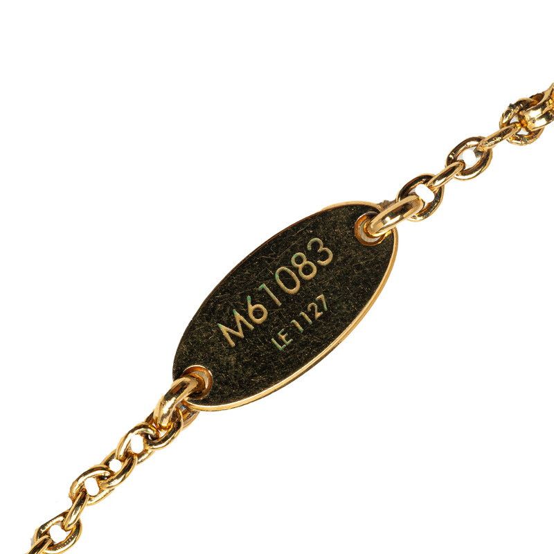 Louis Vuitton Louis Vuitton Louis Vuitton Essential V Necklace Gold M61083 Metal Necklace M61083 in Very Good Condition Size ONE SIZE - 5 Thumbnail