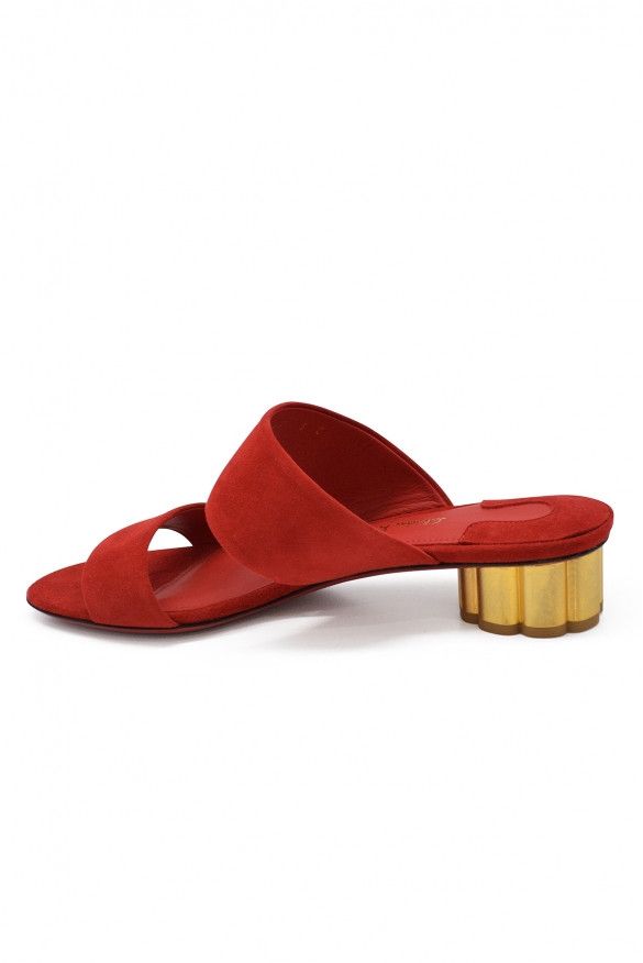 Salvatore Ferragamo Suede mules Size US 5 / IT 35 - 3 Thumbnail