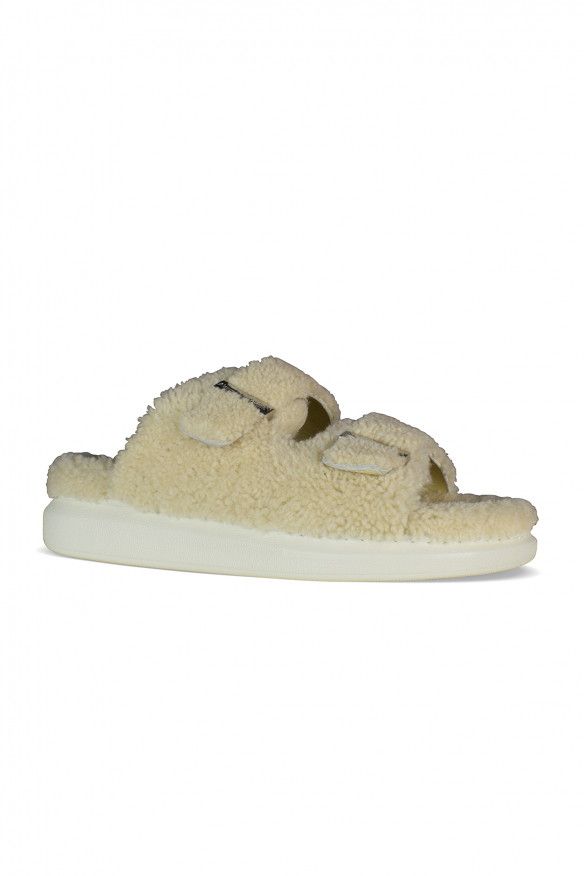 Alexander McQueen Shearling-lined slides Size US 9 / EU 42 - 2 Thumbnail