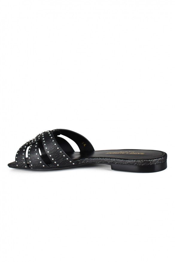 Saint Laurent Paris Tribute Sandals Size US 4 / IT 34 - 3 Thumbnail