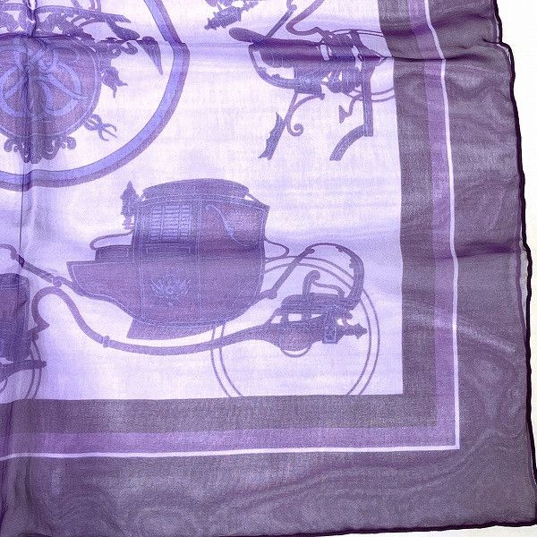 Hermes Hermes Hermes Silk Ex-Libris Carriage Scarf Canvas Scarf Size ONE SIZE - 5 Thumbnail