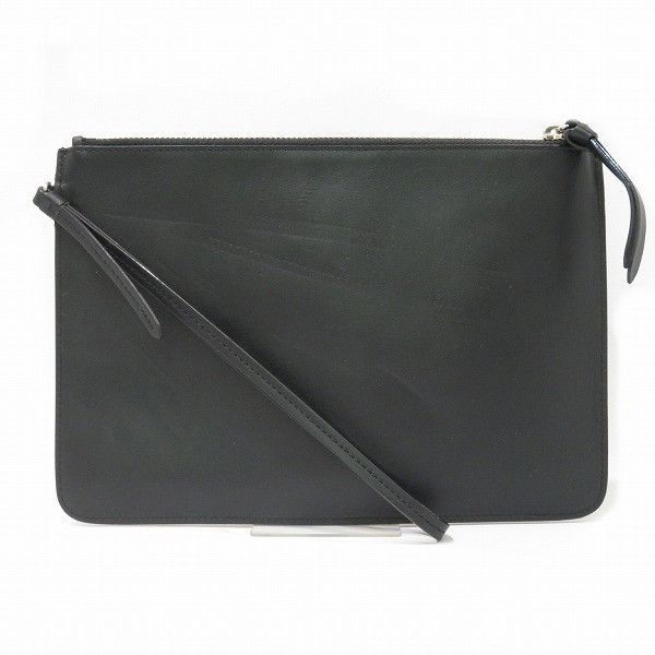 Jimmy Choo Jimmy Choo Jimmy Choo FARA JC Logo Clutch Bag Leather Clutch Bag Size ONE SIZE - 2 Thumbnail