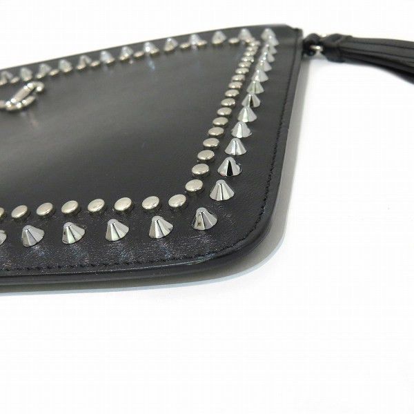 Jimmy Choo Jimmy Choo Jimmy Choo FARA JC Logo Clutch Bag Leather Clutch Bag Size ONE SIZE - 7 Thumbnail