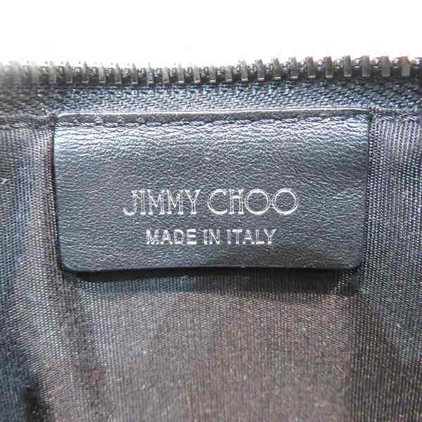 Jimmy Choo Jimmy Choo Jimmy Choo FARA JC Logo Clutch Bag Leather Clutch Bag Size ONE SIZE - 5 Thumbnail