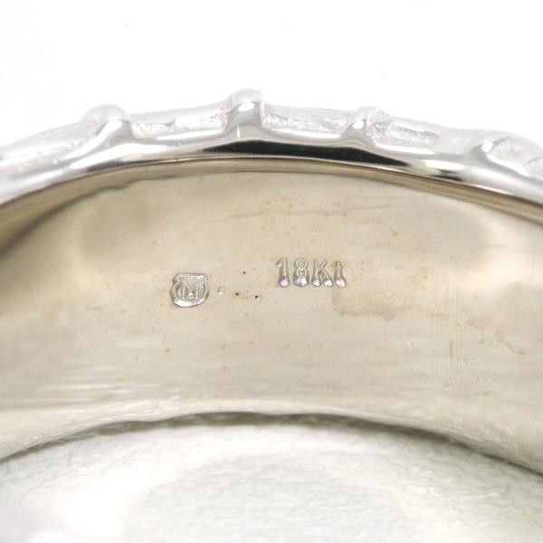 Mikimoto Mikimoto Mikimoto K18 White Gold Ring Size 11 Metal Ring in Excellent Condition Size ONE SIZE - 4 Thumbnail