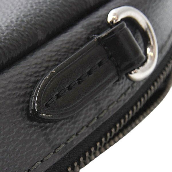 Louis Vuitton Louis Vuitton Louis Vuitton Monogram Eclipse Reverse Double Phone Pouch M81321 Canvas Crossbody Bag M81321 Size ONE SIZE - 8 Thumbnail