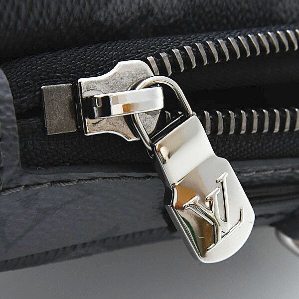Louis Vuitton Louis Vuitton Louis Vuitton Monogram Eclipse Reverse Double Phone Pouch M81321 Canvas Crossbody Bag M81321 Size ONE SIZE - 6 Thumbnail