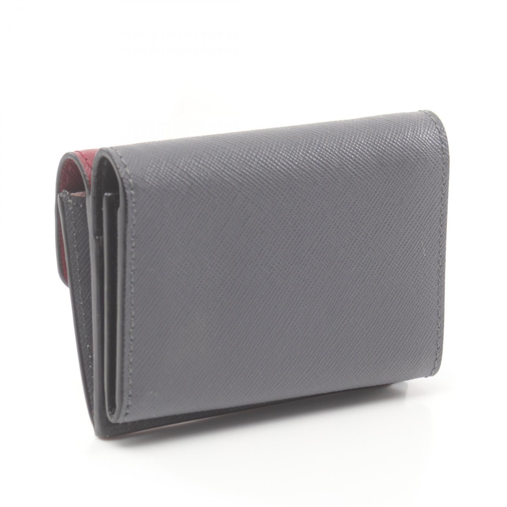 Marni Marni Leather Trifold Wallet Leather Short Wallet PFMOW02U23 in Great Condition Size ONE SIZE - 2 Thumbnail