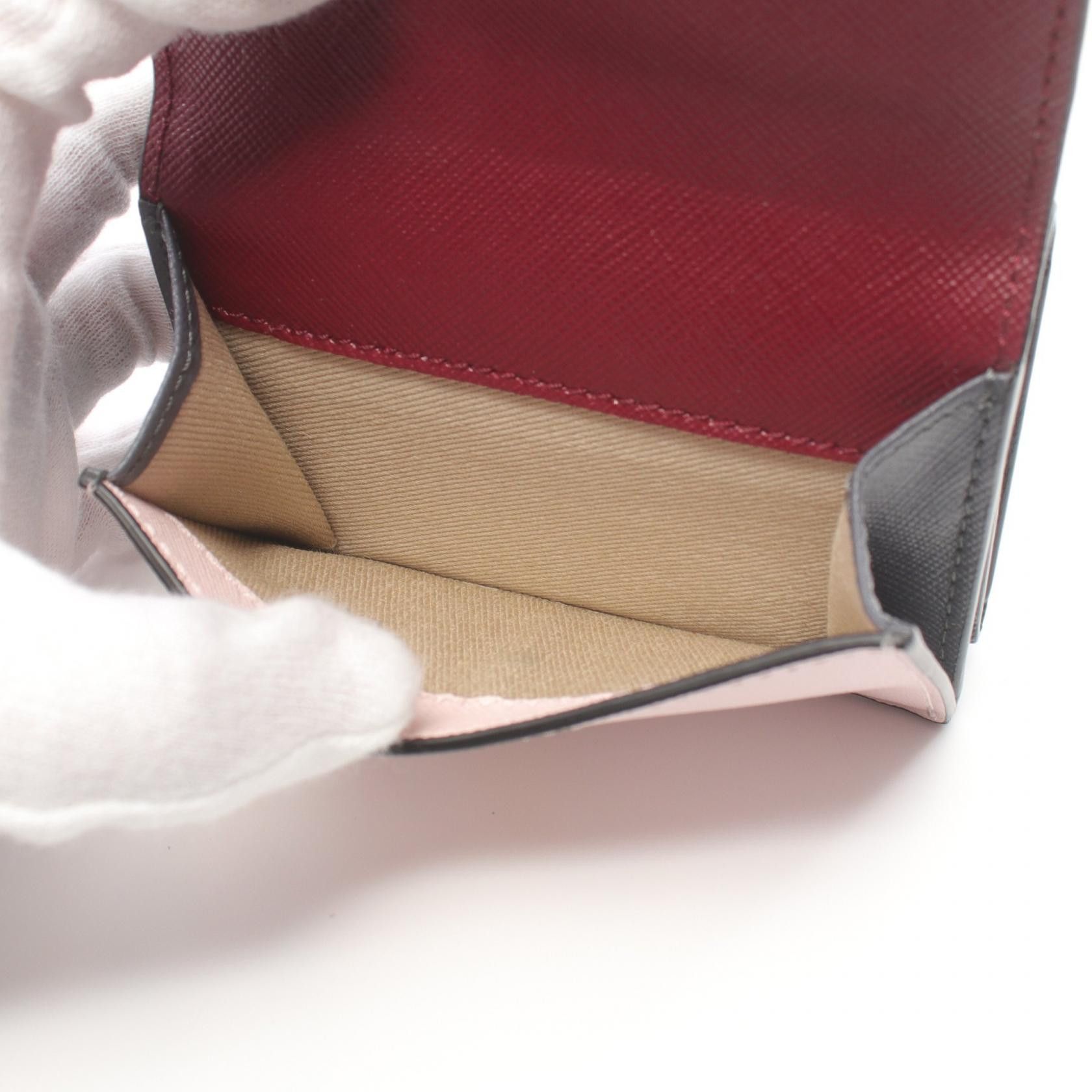 Marni Marni Leather Trifold Wallet Leather Short Wallet PFMOW02U23 in Great Condition Size ONE SIZE - 4 Thumbnail