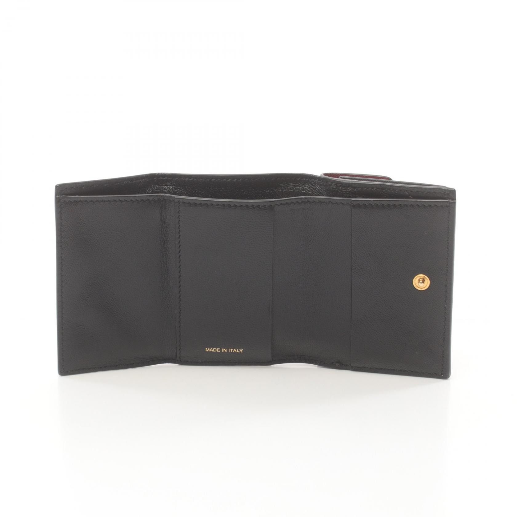 Marni Marni Leather Trifold Wallet Leather Short Wallet PFMOW02U23 in Great Condition Size ONE SIZE - 3 Thumbnail