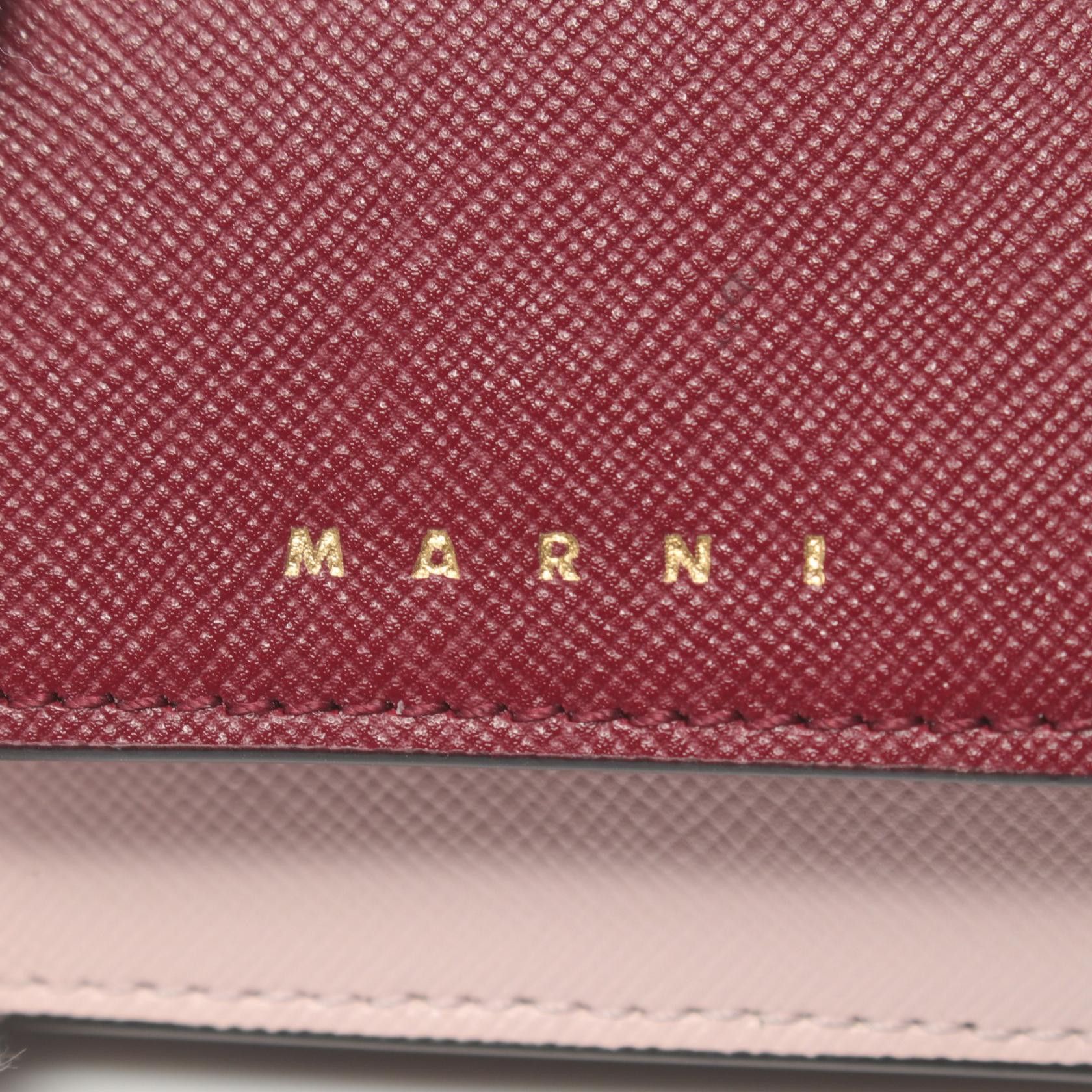 Marni Marni Leather Trifold Wallet Leather Short Wallet PFMOW02U23 in Great Condition Size ONE SIZE - 5 Thumbnail