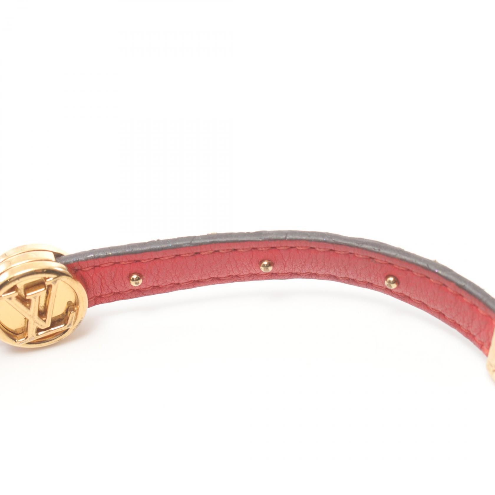 Louis Vuitton Louis Vuitton LV Circle Reversible Wrap Bracelet Canvas Bracelet M6268E in Very Good Condition Size ONE SIZE - 6 Thumbnail