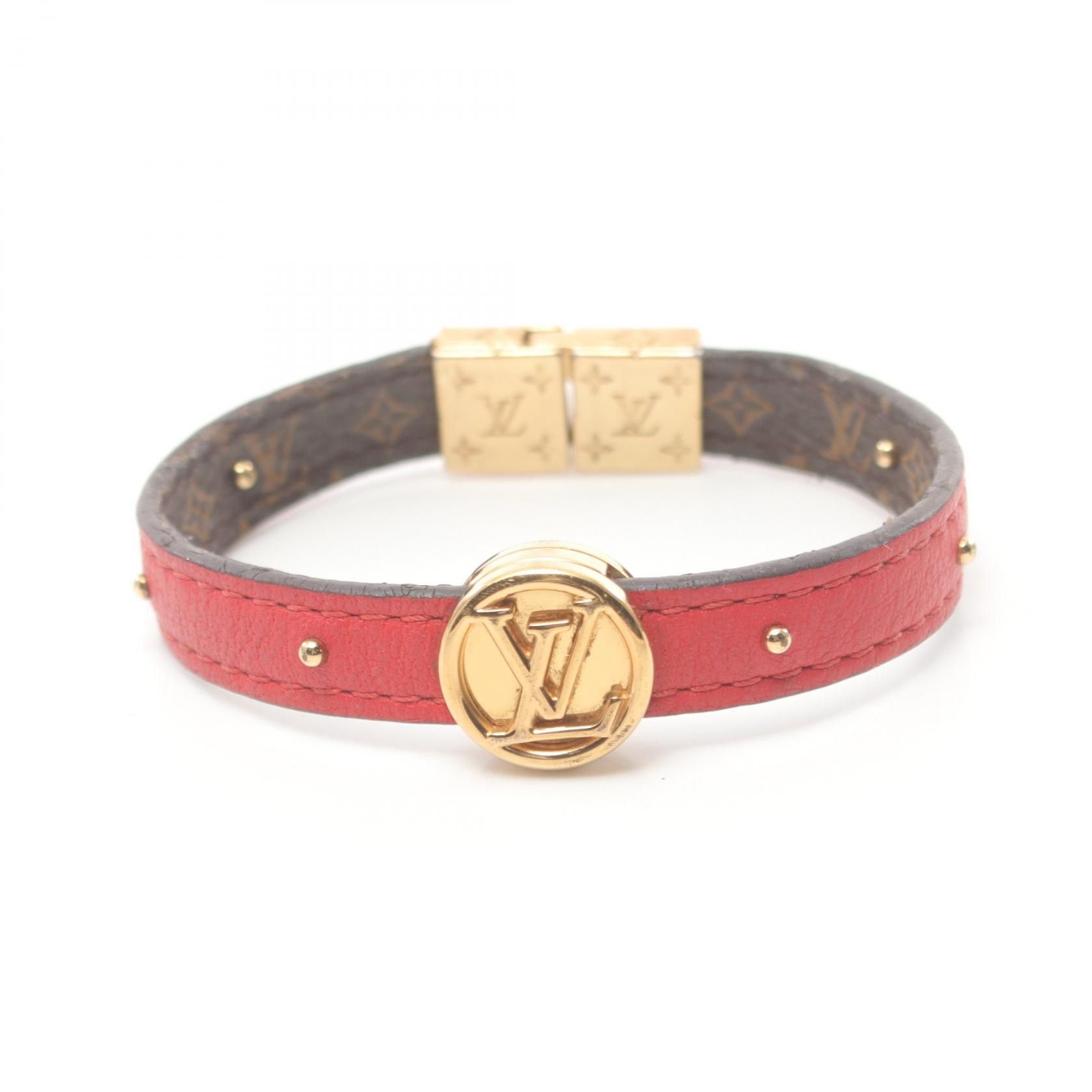 Louis Vuitton Louis Vuitton LV Circle Reversible Wrap Bracelet Canvas Bracelet M6268E in Very Good Condition Size ONE SIZE - 5 Thumbnail