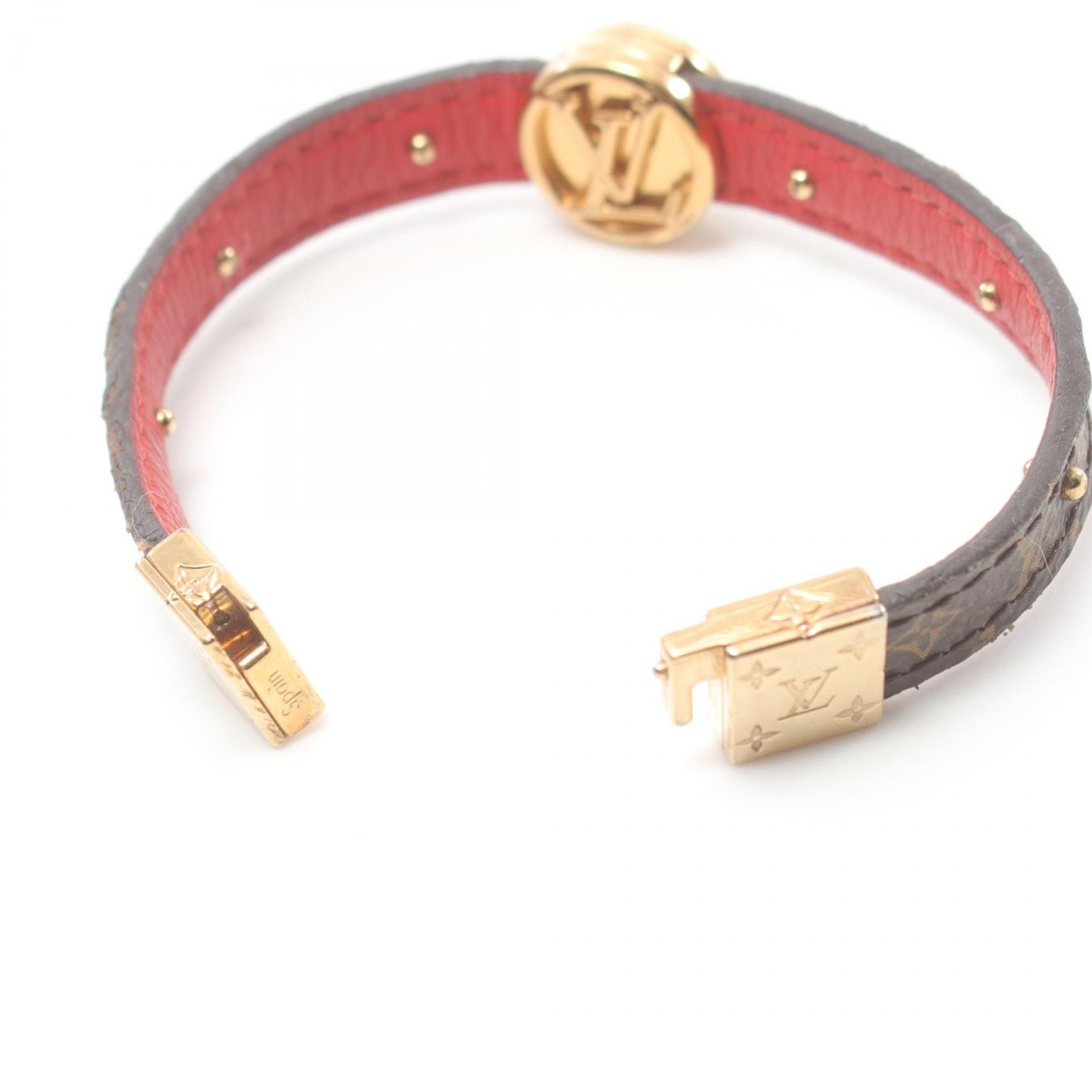 Louis Vuitton Louis Vuitton LV Circle Reversible Wrap Bracelet Canvas Bracelet M6268E in Very Good Condition Size ONE SIZE - 3 Thumbnail