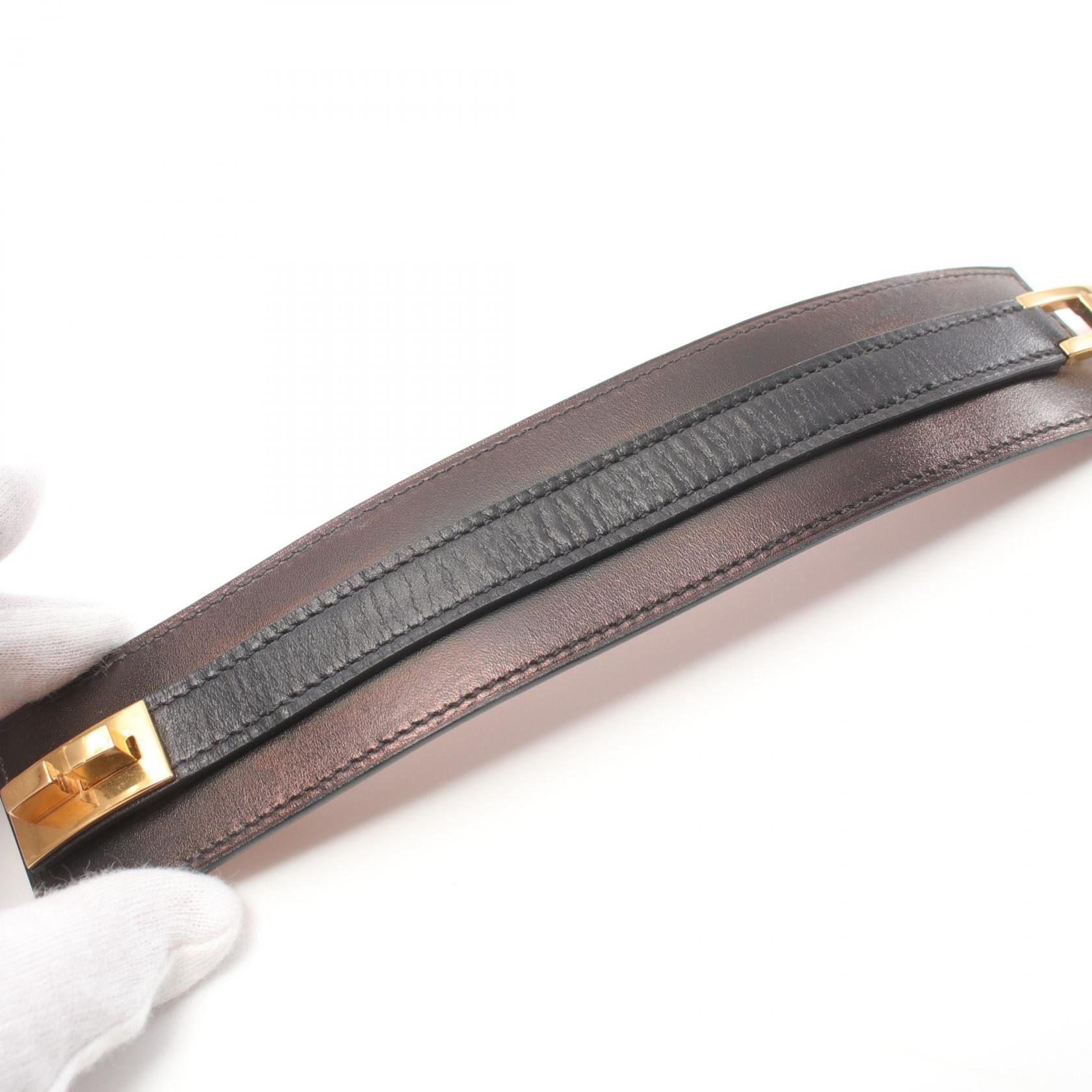Hermes Hermes Box Drag Bracelet T3 Leather Bracelet in Very Good Condition Size ONE SIZE - 7 Thumbnail