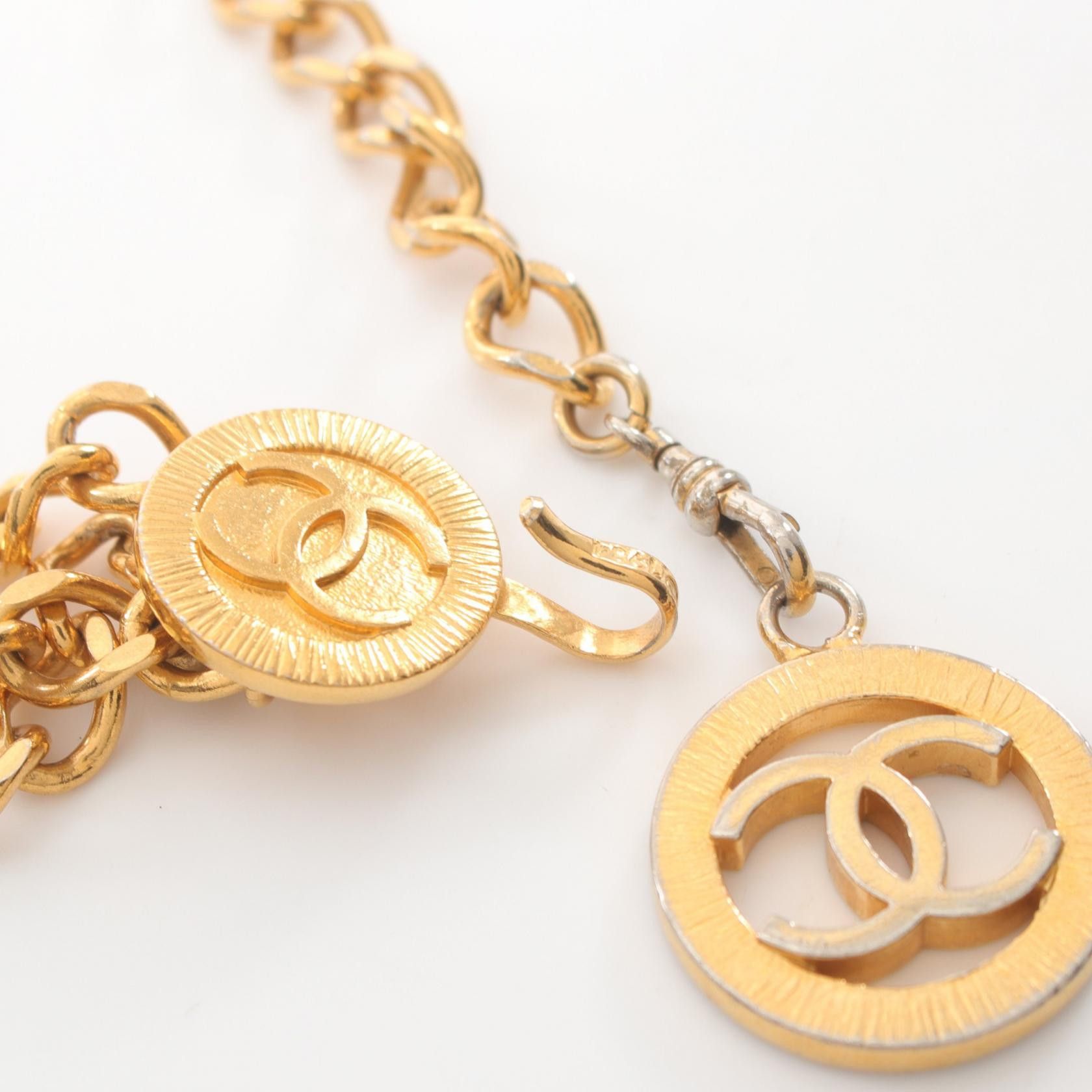 Chanel Chanel CC Chain Belt Metal Belt in Very Good Condition Size ONE SIZE - 3 Thumbnail