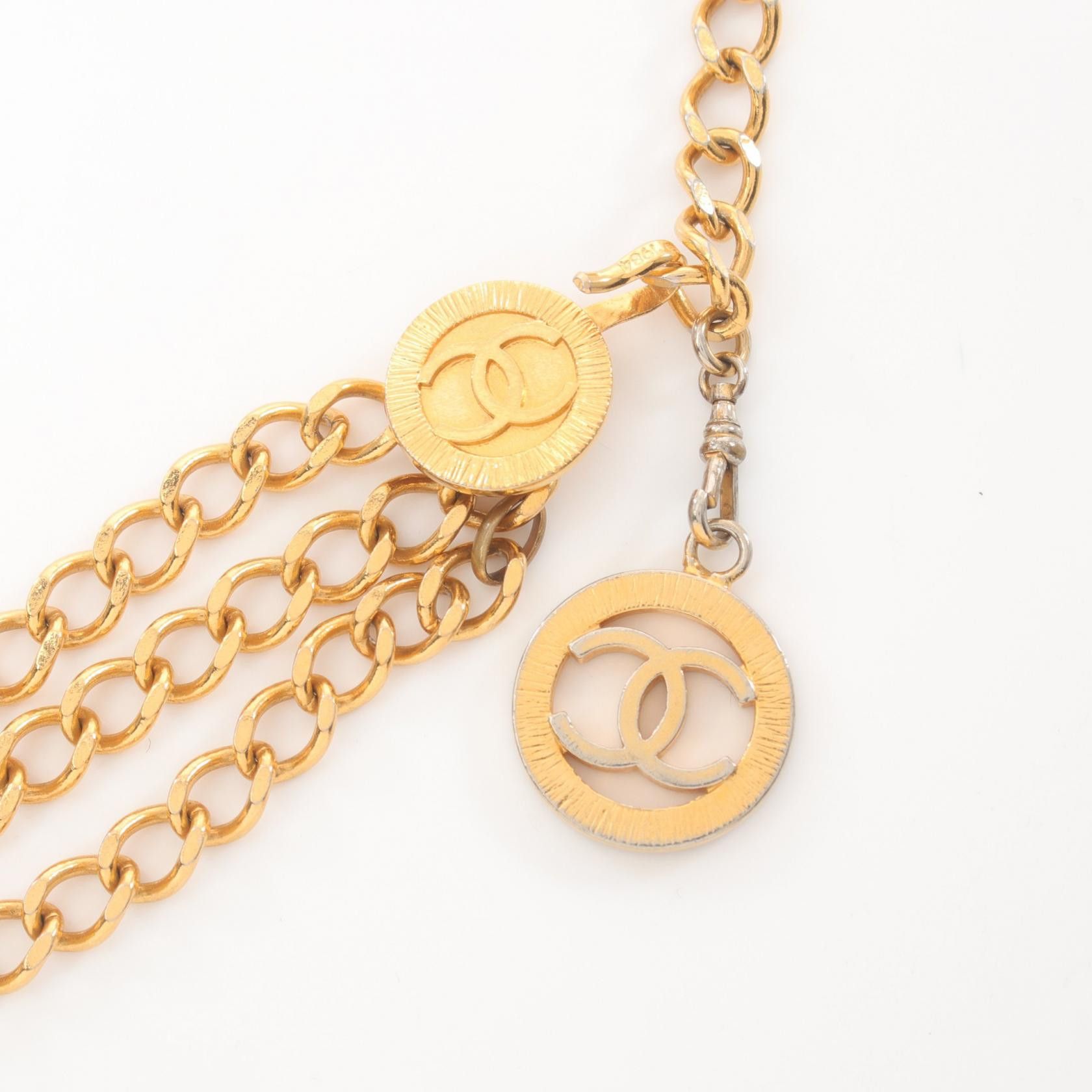 Chanel Chanel CC Chain Belt Metal Belt in Very Good Condition Size ONE SIZE - 2 Thumbnail