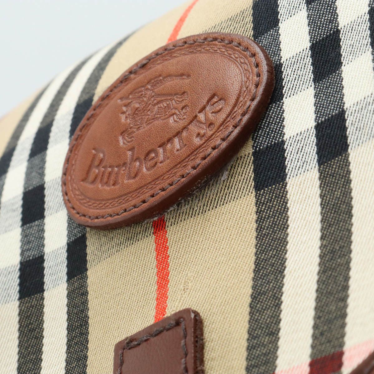Burberry Burberry Burberry Nova Check Shadow Horse Backpack Canvas Leather Canvas Backpack in Great Condition Size ONE SIZE - 8 Thumbnail
