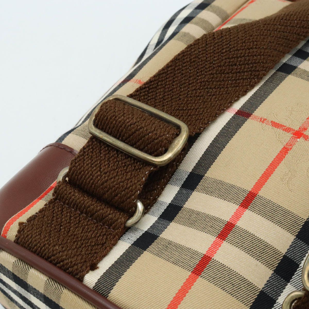 Burberry Burberry Burberry Nova Check Shadow Horse Backpack Canvas Leather Canvas Backpack in Great Condition Size ONE SIZE - 4 Thumbnail