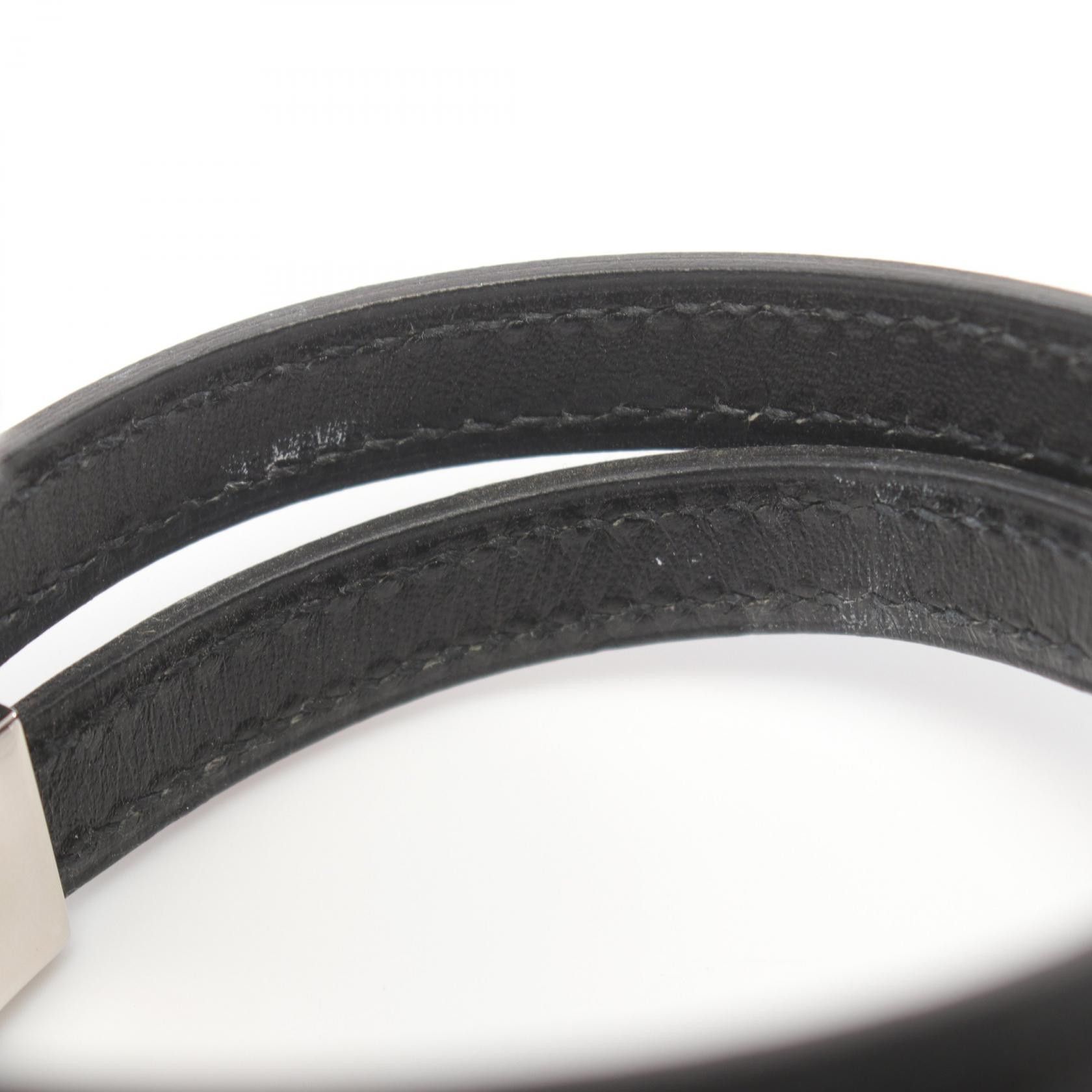 Hermes Hermes H Pousse Pousse Bracelet Leather Bracelet in Great Condition Size ONE SIZE - 6 Thumbnail