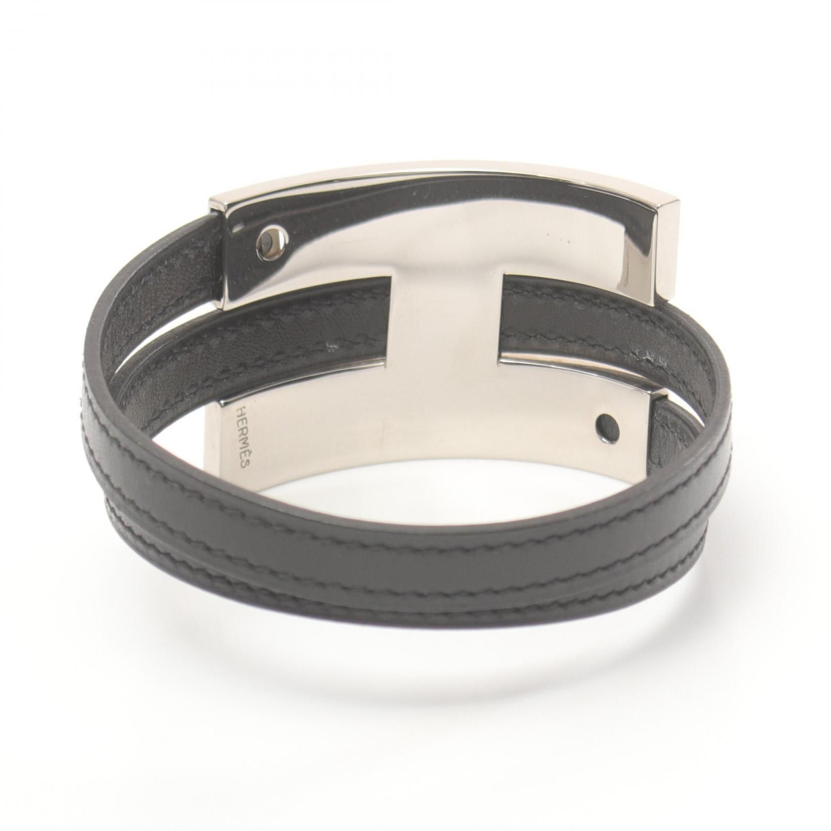 Hermes Hermes H Pousse Pousse Bracelet Leather Bracelet in Great Condition Size ONE SIZE - 2 Thumbnail