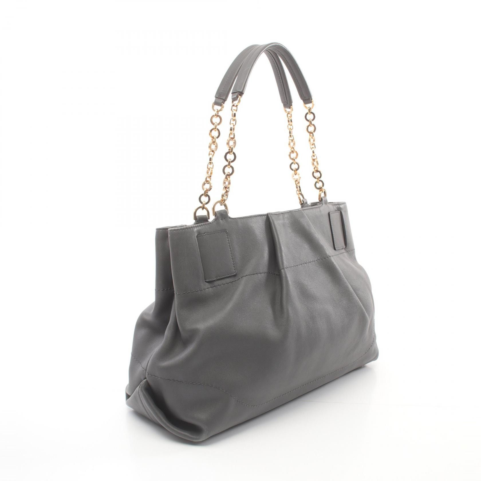 Salvatore Ferragamo Salvatore Ferragamo Gancini Leather Shoulder Bag Leather Shoulder Bag EE-21 D477 in Good Condition Size ONE SIZE - 2 Thumbnail