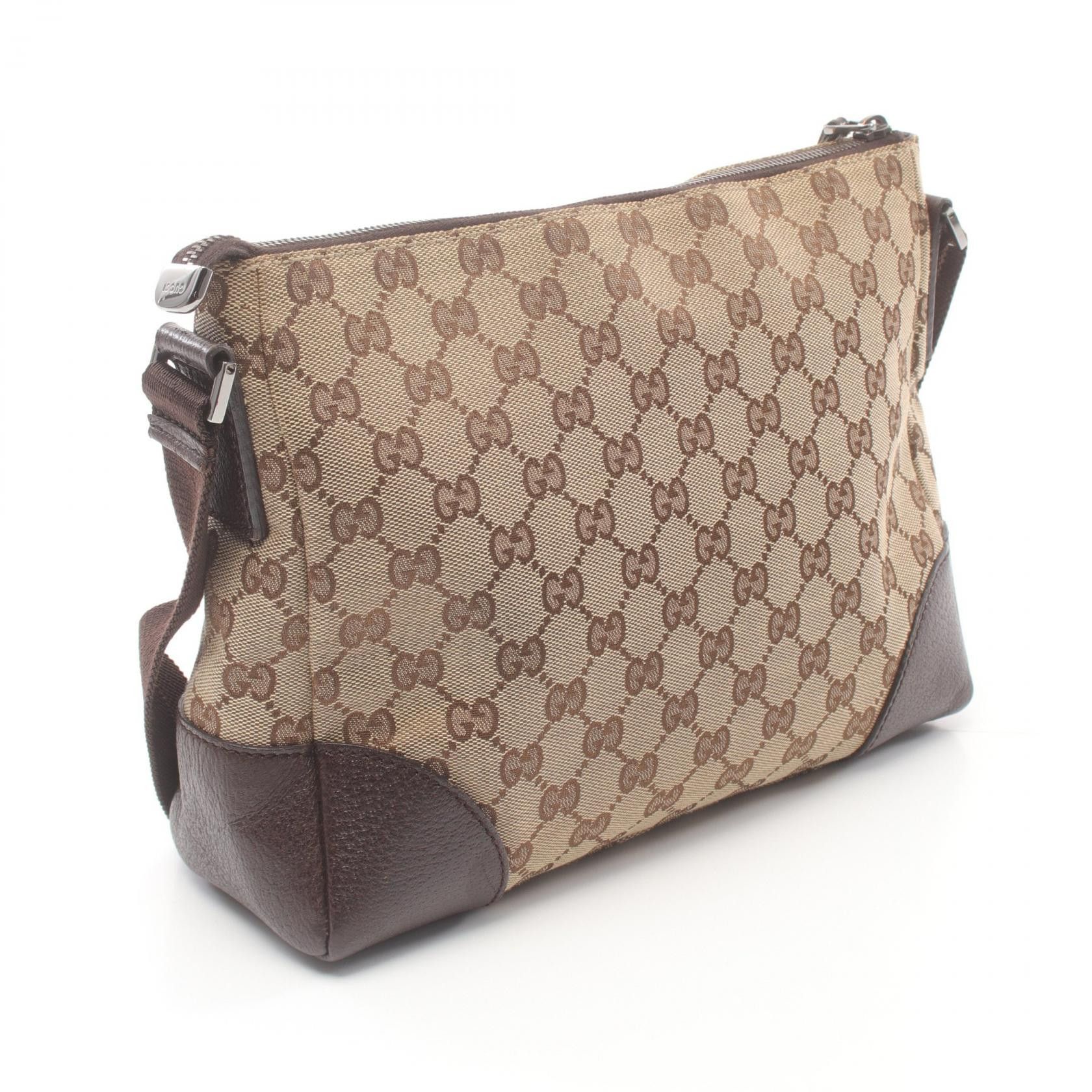 Gucci Gucci GG Canvas Shoulder Bag Canvas Shoulder Bag 110054 in Very Good Condition Size ONE SIZE - 2 Thumbnail
