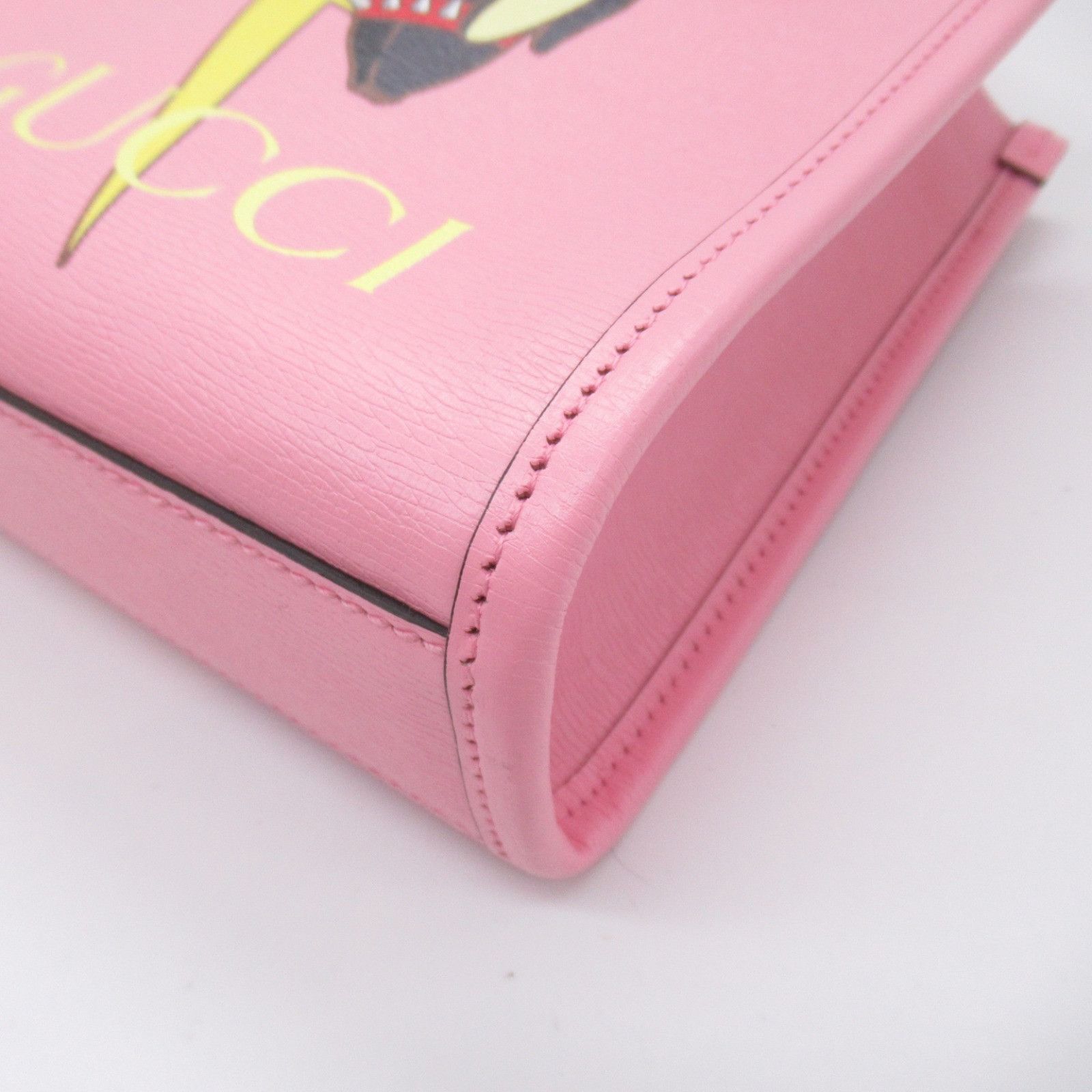 Gucci Gucci X BNF Bananya Print Mini Vertical Tote Bag Leather Crossbody Bag 671623 in Great Condition Size ONE SIZE - 8 Thumbnail