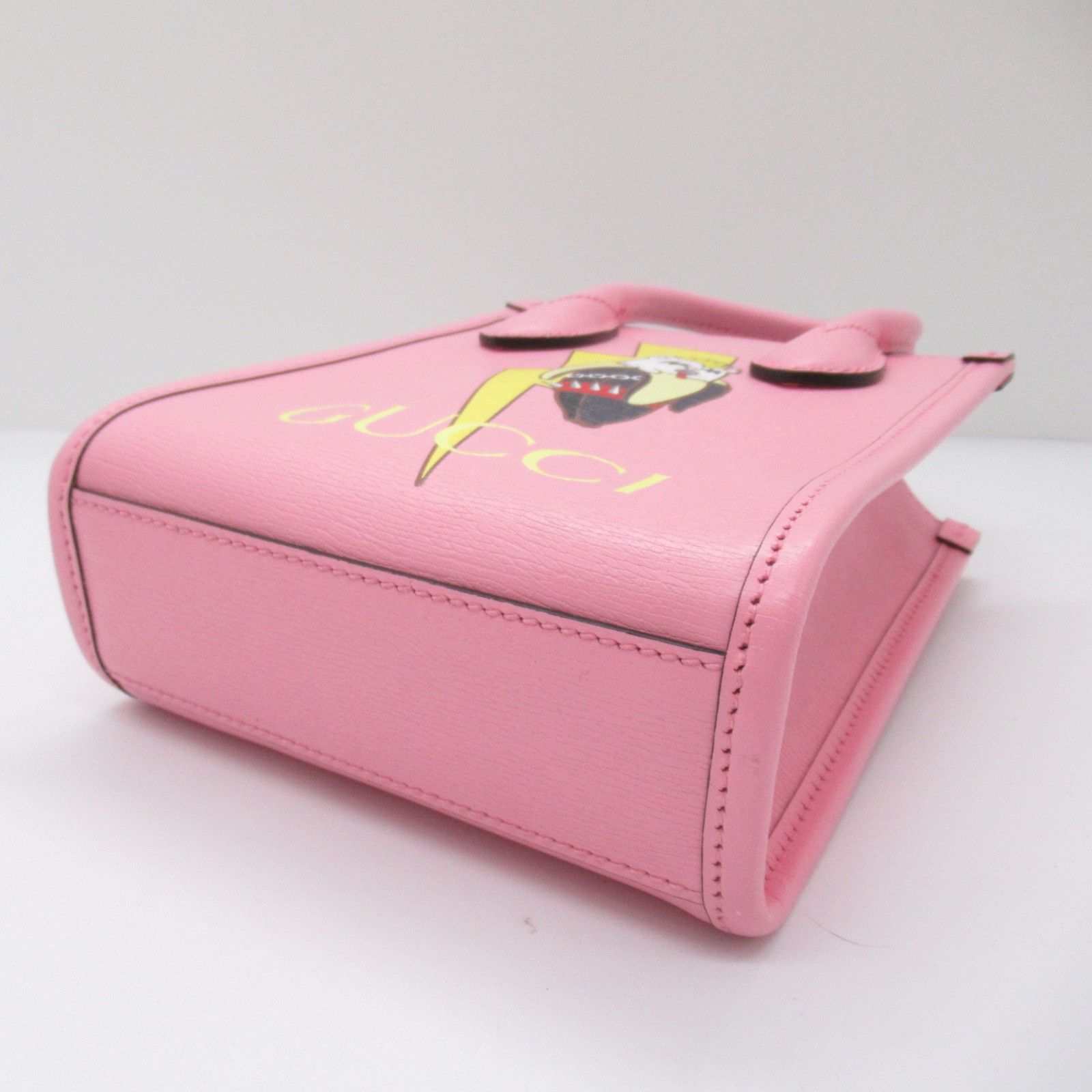 Gucci Gucci X BNF Bananya Print Mini Vertical Tote Bag Leather Crossbody Bag 671623 in Great Condition Size ONE SIZE - 4 Thumbnail