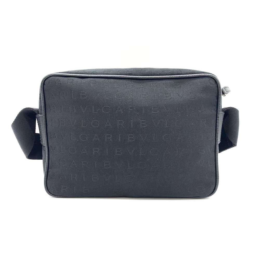 Bvlgari Bvlgari Bvlgari Canvas Logo Mania Crossbody Bag Black Canvas Crossbody Bag 6-ot240927-5 in Very Good Condition Size ONE SIZE - 2 Thumbnail