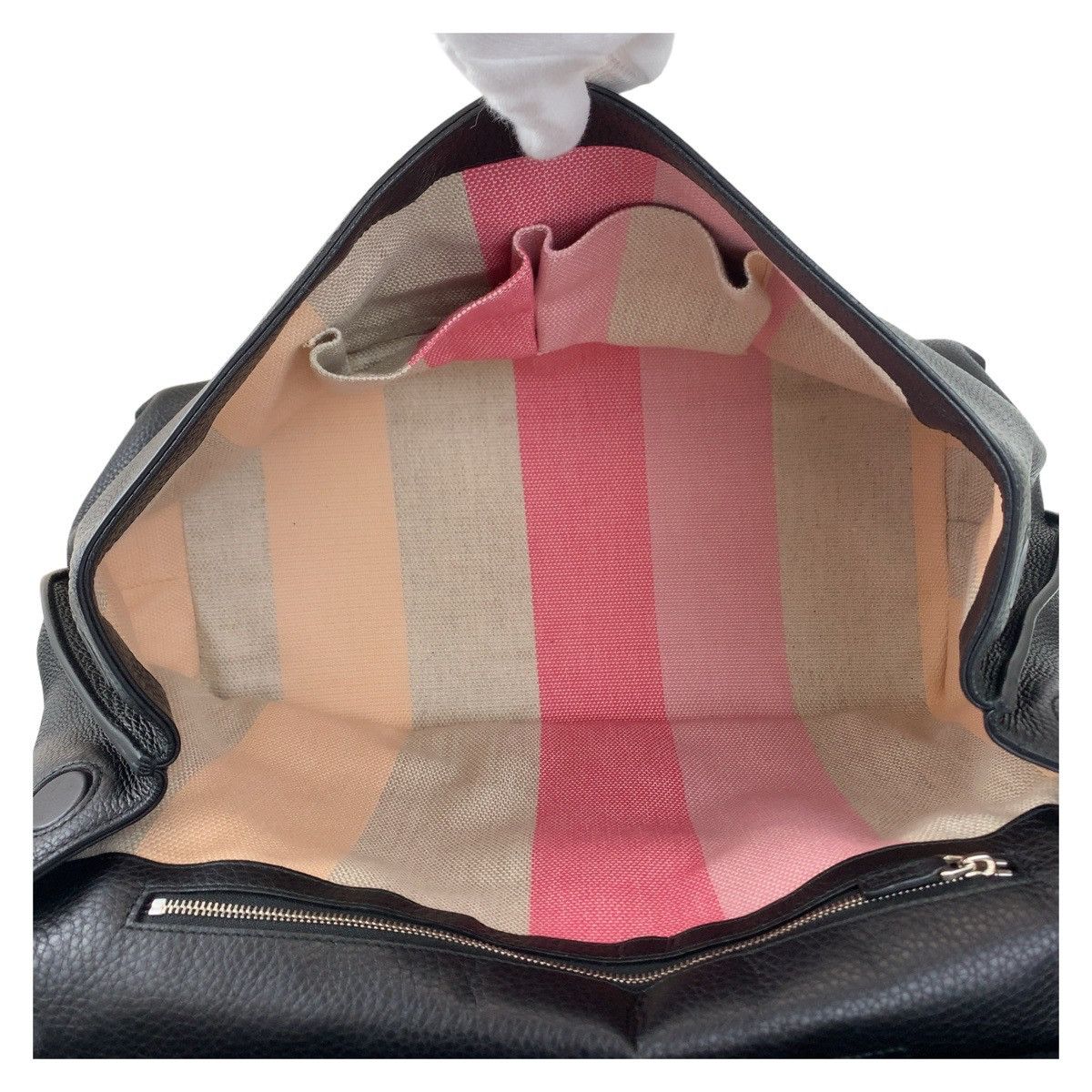 Gucci Gucci Gucci Bamboo Leather Handbag Black 2way Leather Handbag 370830 in Great Condition Size ONE SIZE - 3 Thumbnail