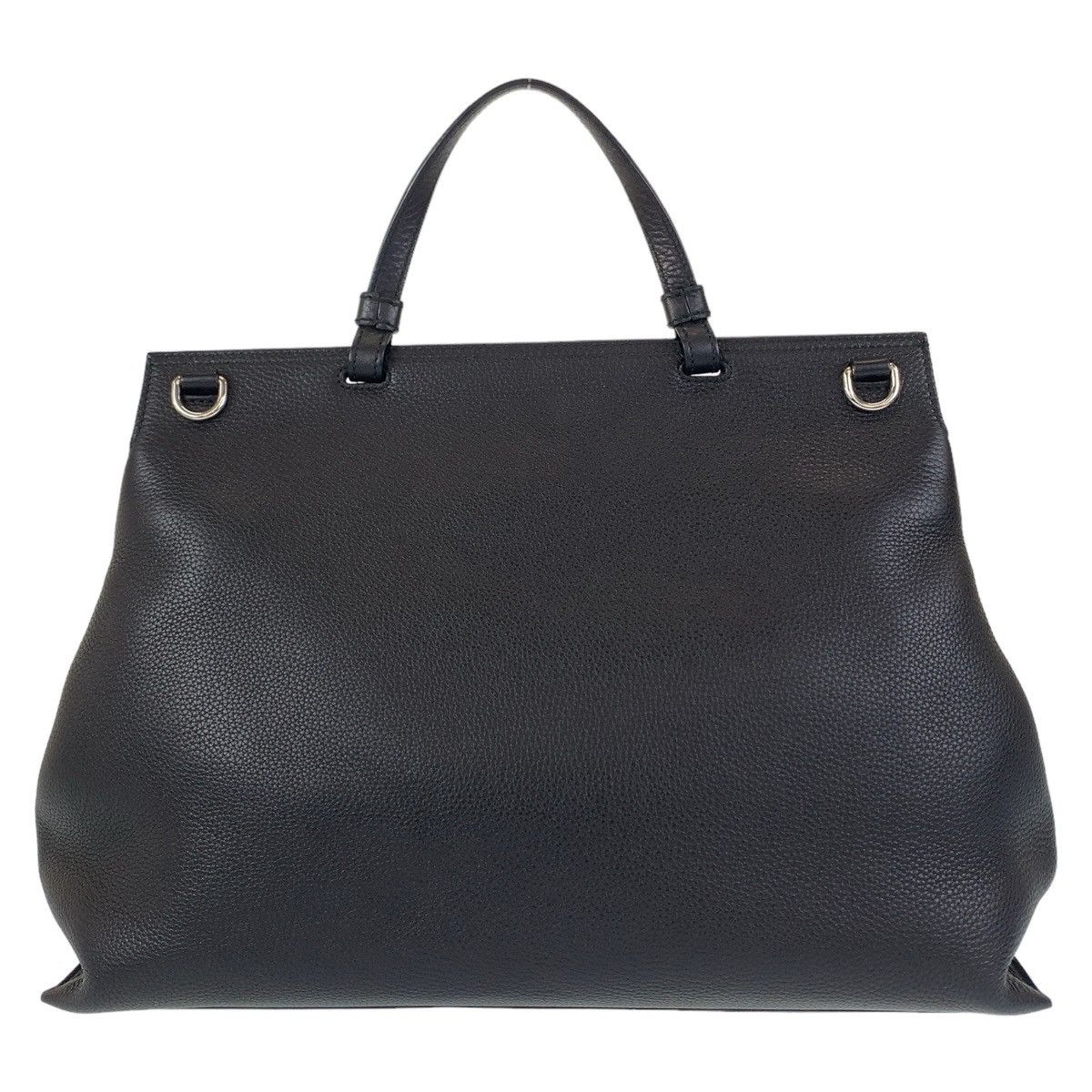 Gucci Gucci Gucci Bamboo Leather Handbag Black 2way Leather Handbag 370830 in Great Condition Size ONE SIZE - 2 Thumbnail
