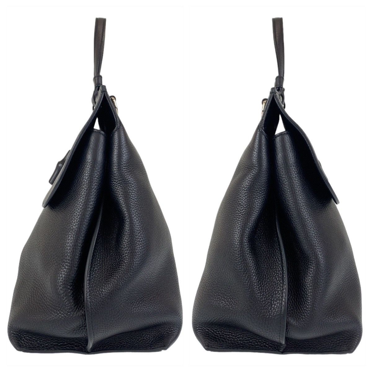 Gucci Gucci Gucci Bamboo Leather Handbag Black 2way Leather Handbag 370830 in Great Condition Size ONE SIZE - 5 Thumbnail